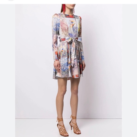 NWT zimmermann bontanica book silk dress